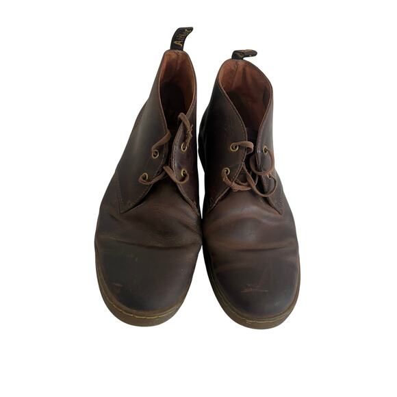 Dr. Martens Mens Size 12 M Cabrillo Leather Desert Ankle Boots in Brown